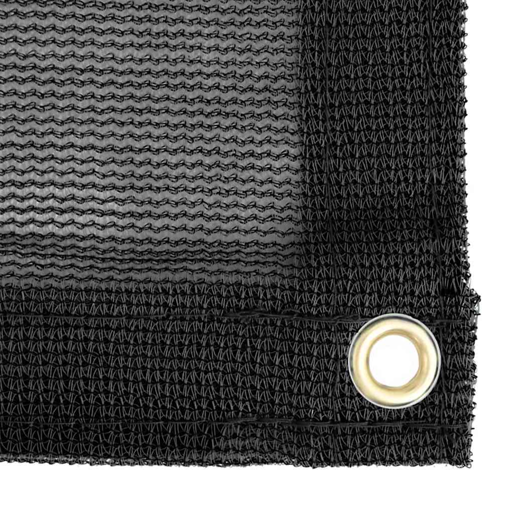 vidaXL Rede de proteção para contentor PEAD 3x5 m preto