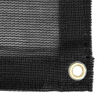 vidaXL Rede de proteção para contentor PEAD 3x5 m preto