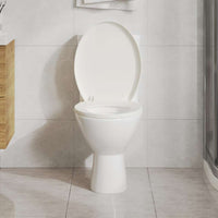 vidaXL Tampo sanita fecho suave design remoção rápida quadrado branco