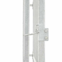 vidaXL Canil de exterior com toldo 382x192x225 cm