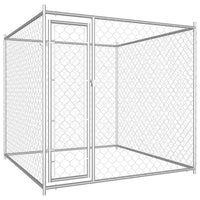 vidaXL Canil de exterior com toldo 382x192x225 cm