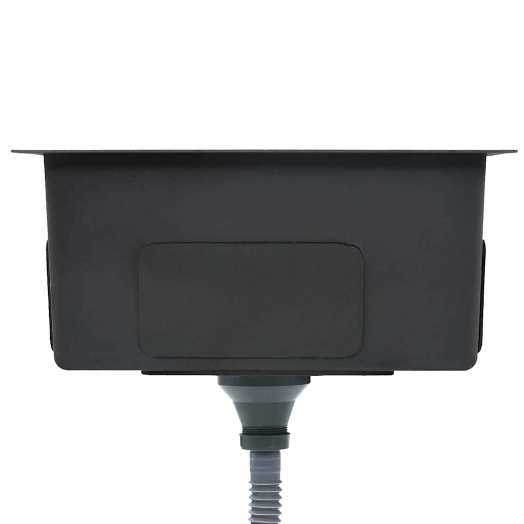 vidaXL Lava-louça de cozinha artesanal aço inoxidável