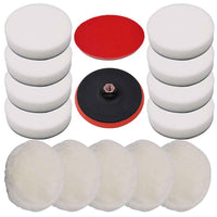 vidaXL 18 pcs conjunto de discos de polir 150 mm
