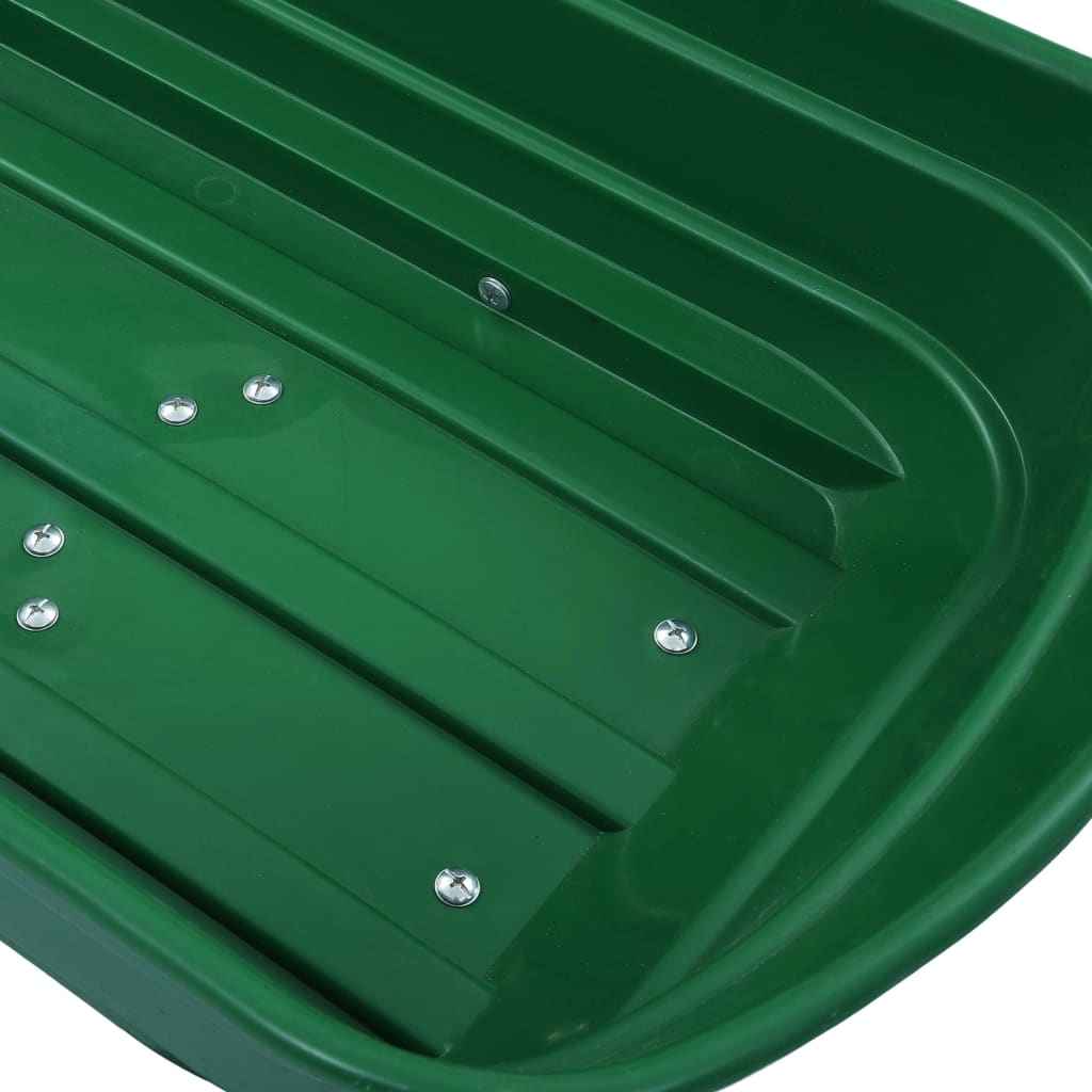 vidaXL Carrinho de mão basculante para jardim 300 kg 75 L verde