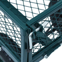 vidaXL Carrinho de mão de jardim 250 kg verde