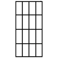 vidaXL Divisória de chuveiro vidro temperado transparente 80x195 cm