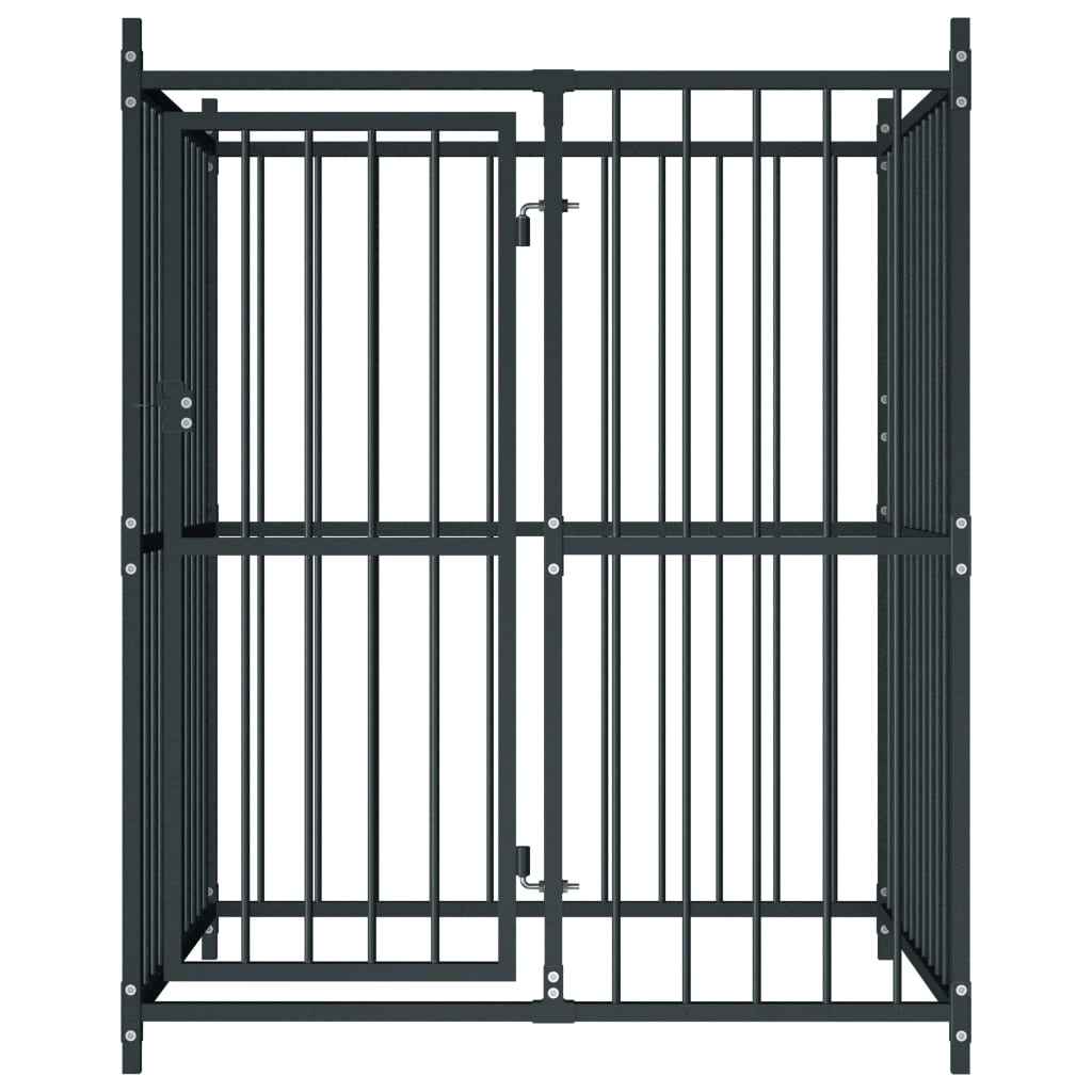 vidaXL Canil de exterior 120x120x150 cm