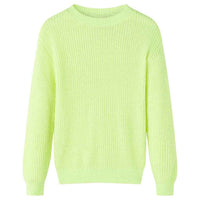 Camisola de malha para criança laranja brilhante 92
