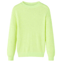 Camisola de malha para criança laranja brilhante 92