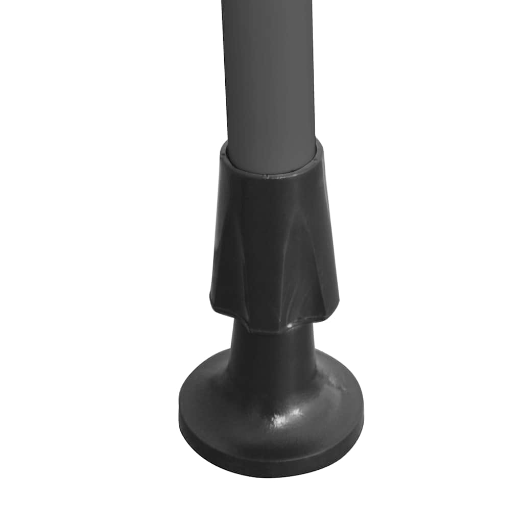 vidaXL Toldo retrátil manual com LED 100 cm azul e branco