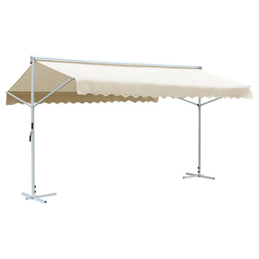 vidaXL Toldo de pé 500x300 cm creme
