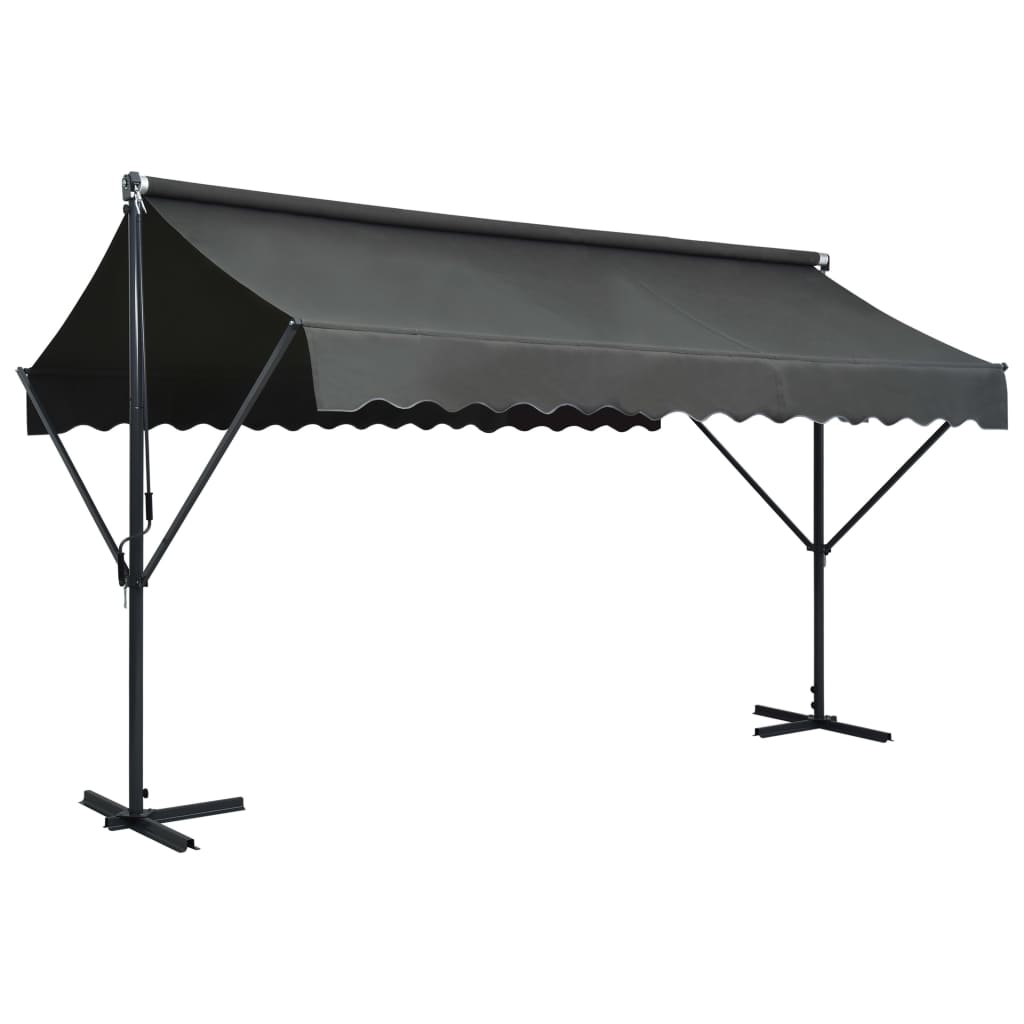 vidaXL Toldo de pé 500x300 cm creme