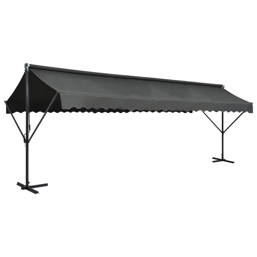 vidaXL Toldo de pé 500x300 cm creme
