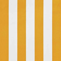 vidaXL Toldo retrátil com LED 200x150 cm amarelo e branco