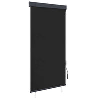 vidaXL Estore de rolo para exterior 60x250 cm azul e branco