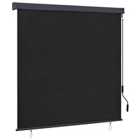 vidaXL Estore de rolo para exterior 60x250 cm azul e branco