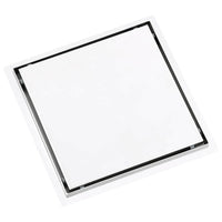 vidaXL Ralo chuveiro tampa plana/inserção ladrilho 28x28 cm aço inox.