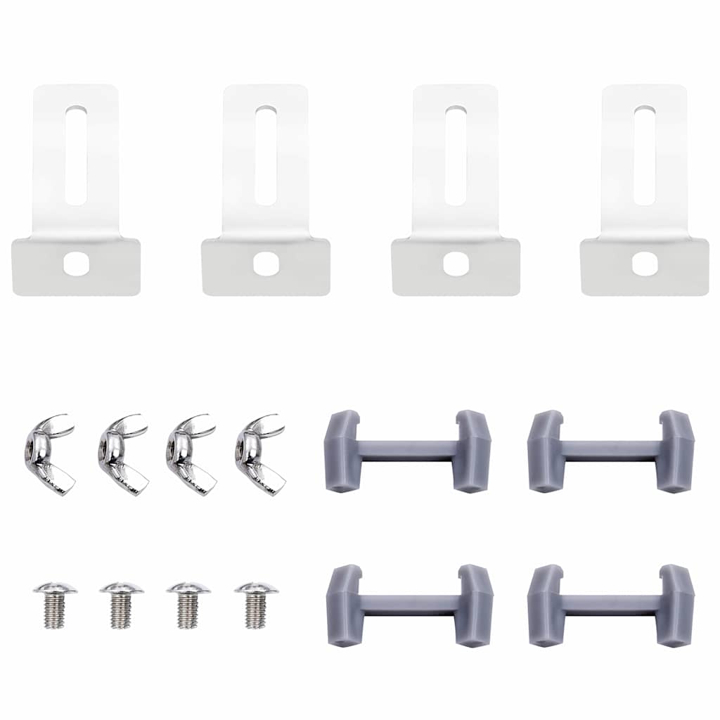 vidaXL Ralo chuveiro tampa plana/inserção ladrilho 28x28 cm aço inox.