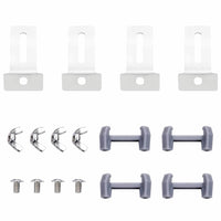 vidaXL Ralo chuveiro tampa plana/inserção ladrilho 28x28 cm aço inox.