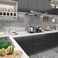 vidaXL Autocolante para móveis 500x90 cm PVC branco