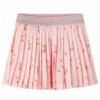 Saia plissada para criança laranja-claro 92