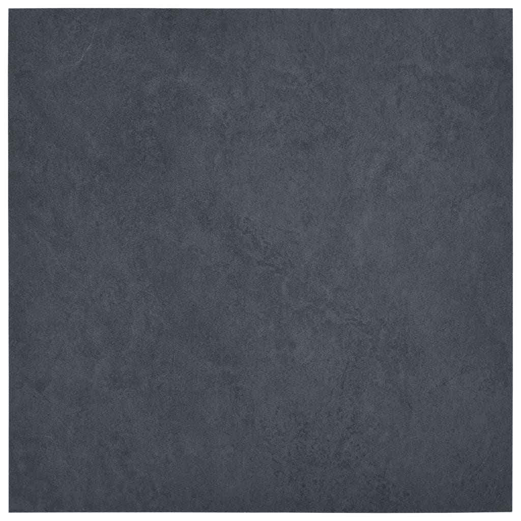 vidaXL Tábuas de soalho autoadesivas 5,11 m² PVC mármore preto