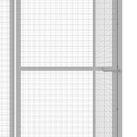 vidaXL Jaula para gatos 1,5x1,5x1,5 m aço galvanizado