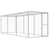 vidaXL Jaula para gatos 1,5x1,5x1,5 m aço galvanizado