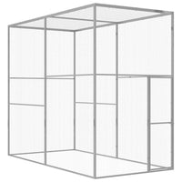 vidaXL Jaula para gatos 1,5x1,5x1,5 m aço galvanizado