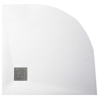vidaXL Base de chuveiro SMC 90x90 cm branco