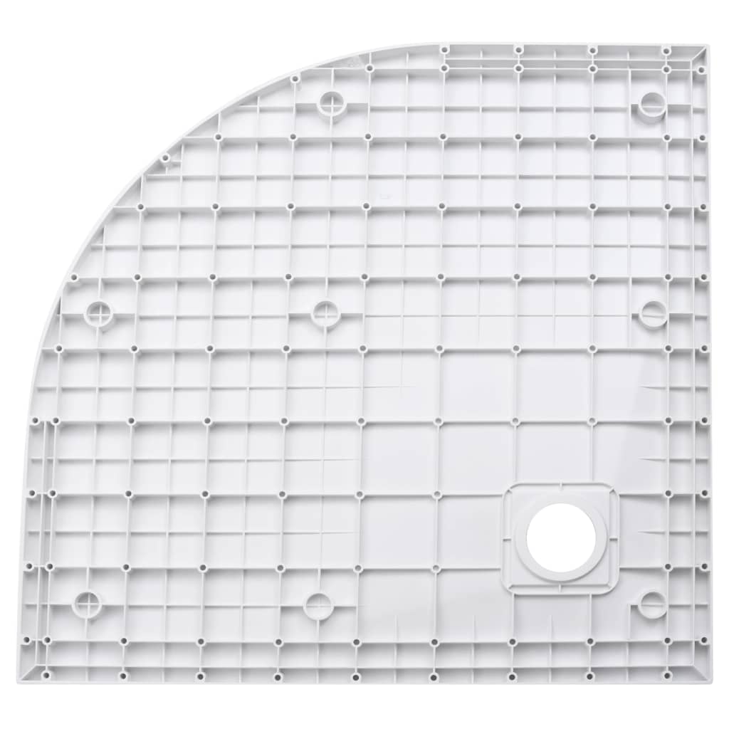 vidaXL Base de chuveiro SMC 90x90 cm branco