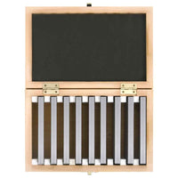 vidaXL Blocos paralelos 100 mm 18 pcs 10-42 mm