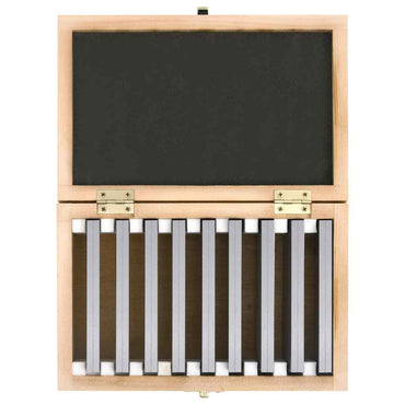 vidaXL Blocos paralelos 100 mm 18 pcs 10-42 mm