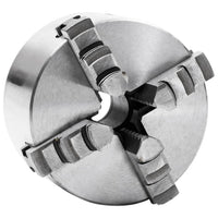 vidaXL Bucha de torno autocentrante com 3 grampos 80 mm aço