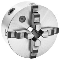 vidaXL Bucha de torno autocentrante com 3 grampos 80 mm aço