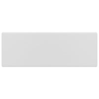 vidaXL Lavatório luxuoso quadrado 41x41 cm cerâmica branco mate
