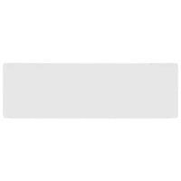 vidaXL Lavatório luxuoso 41x30x12 cm cerâmica branco mate