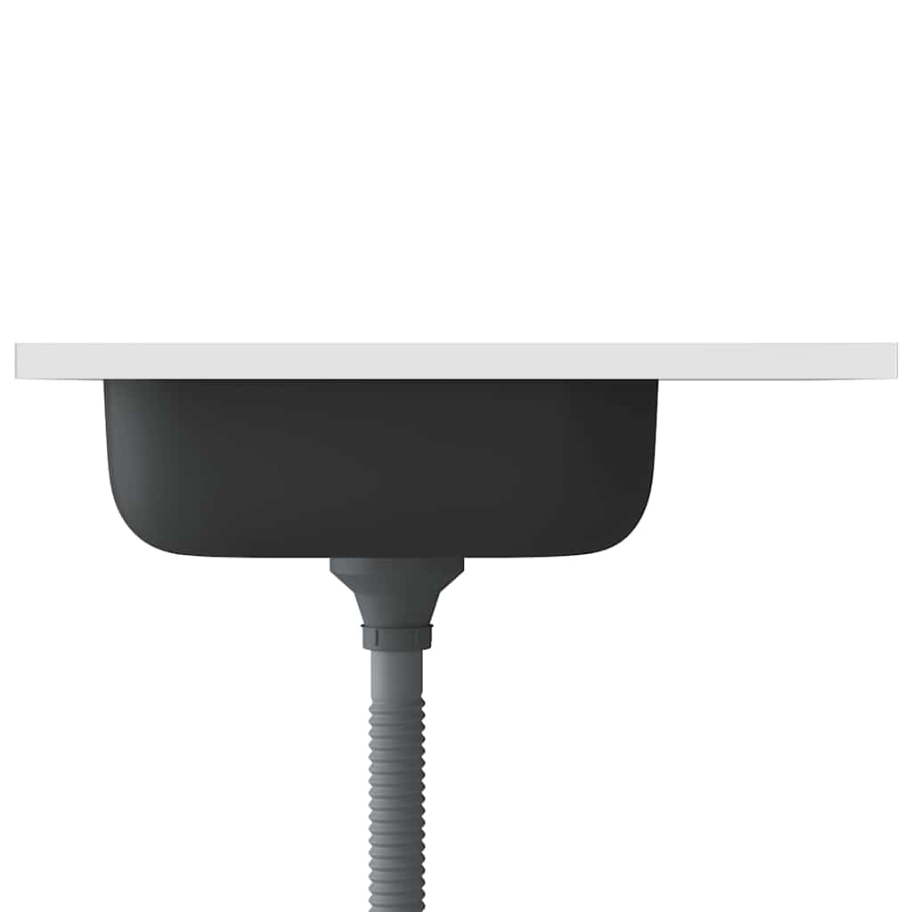 vidaXL Lava-louça cozinha + escorredor 600x500x155mm aço inox prateado