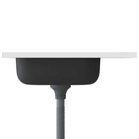 vidaXL Lava-louça cozinha + escorredor 600x500x155mm aço inox prateado