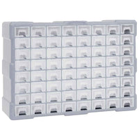 vidaXL Caixa organizadora com 38 gavetas 52x16x37,5 cm