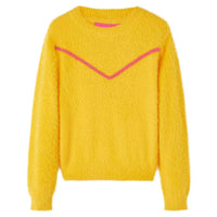 Camisola de malha para criança rosa-velho 92