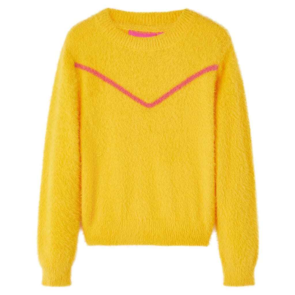 Camisola de malha para criança rosa-velho 92