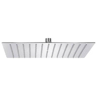 vidaXL Cabeça de chuveiro redonda em aço inoxidável 304 30 cm