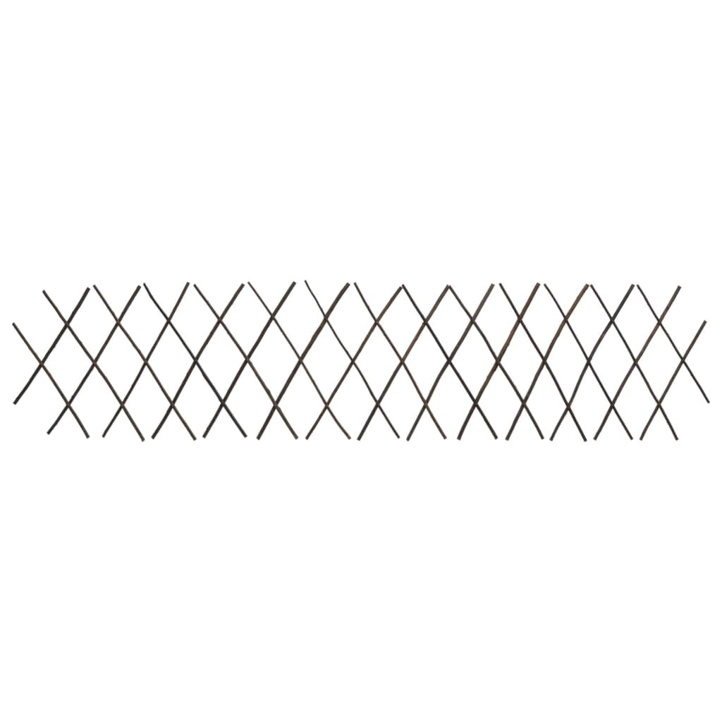 vidaXL Cercas em treliça salgueiro 5 pcs 180x120 cm