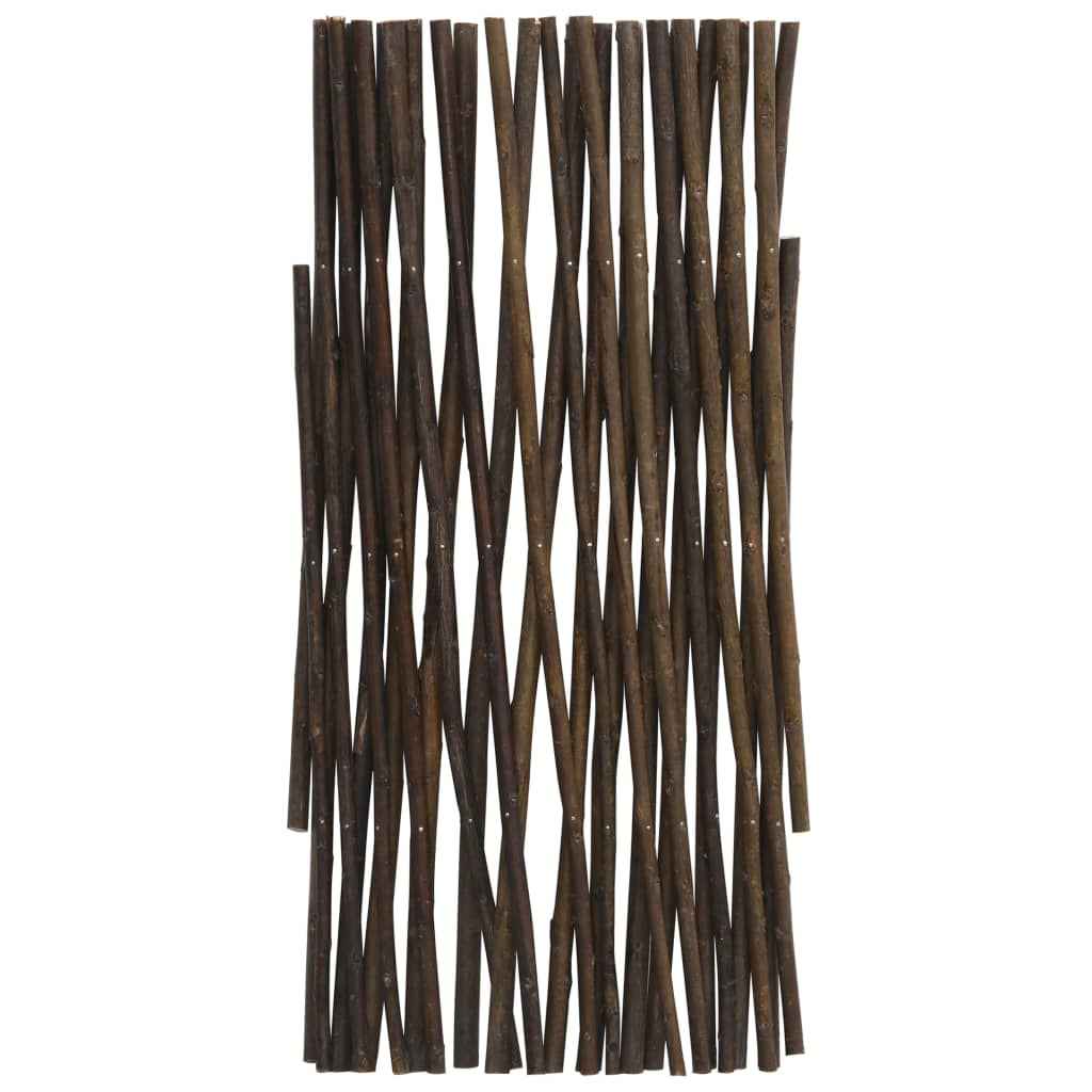 vidaXL Cercas em treliça salgueiro 5 pcs 180x120 cm