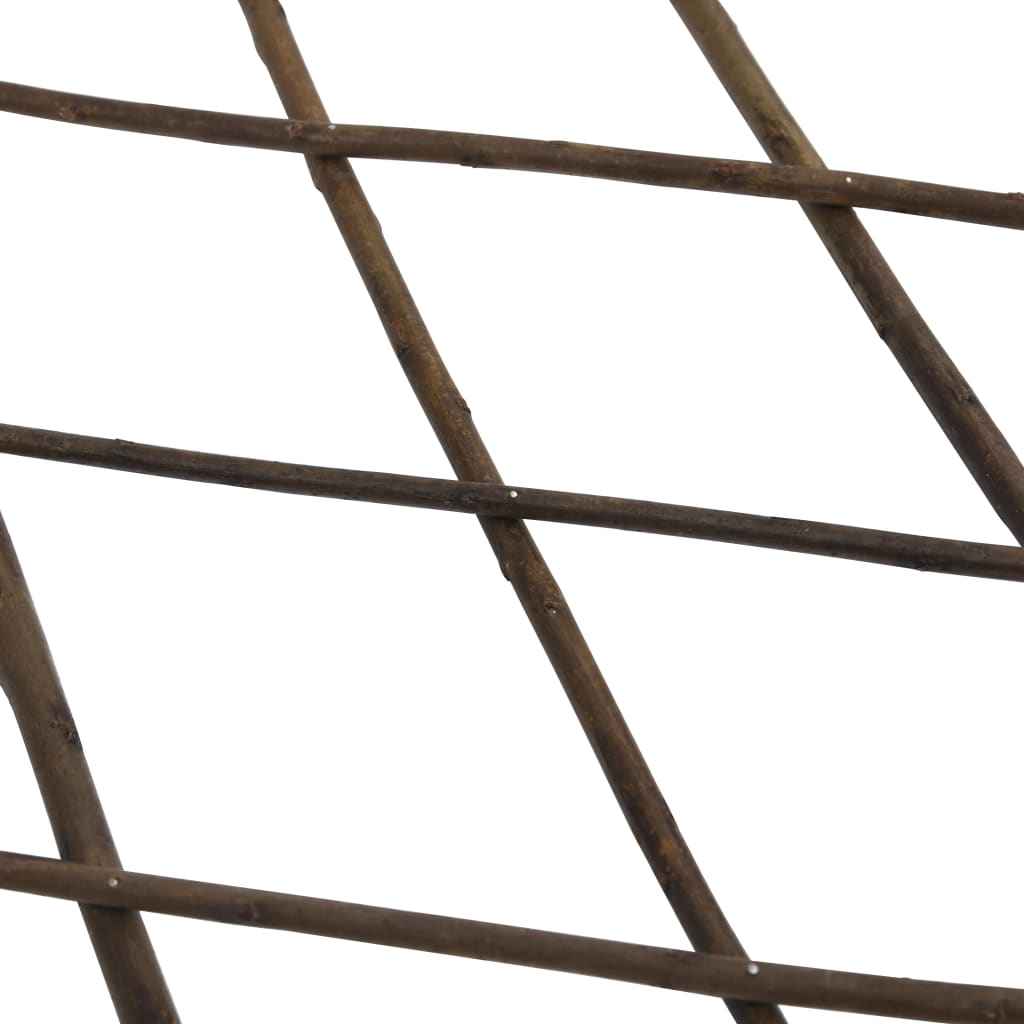 vidaXL Cercas em treliça salgueiro 5 pcs 180x120 cm