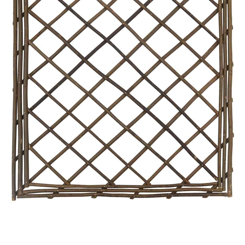 vidaXL Treliças de jardim 6 pcs 30x120 cm salgueiro