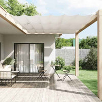 vidaXL Toldo vertical 140x270 cm tecido oxford branco