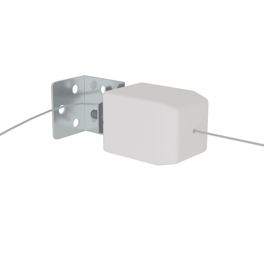 vidaXL Toldo vertical 140x270 cm tecido oxford branco