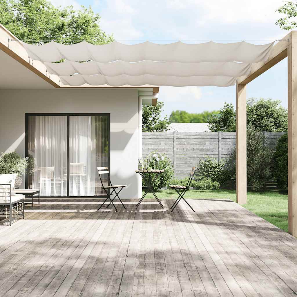 vidaXL Toldo vertical 60x800 cm tecido oxford branco
